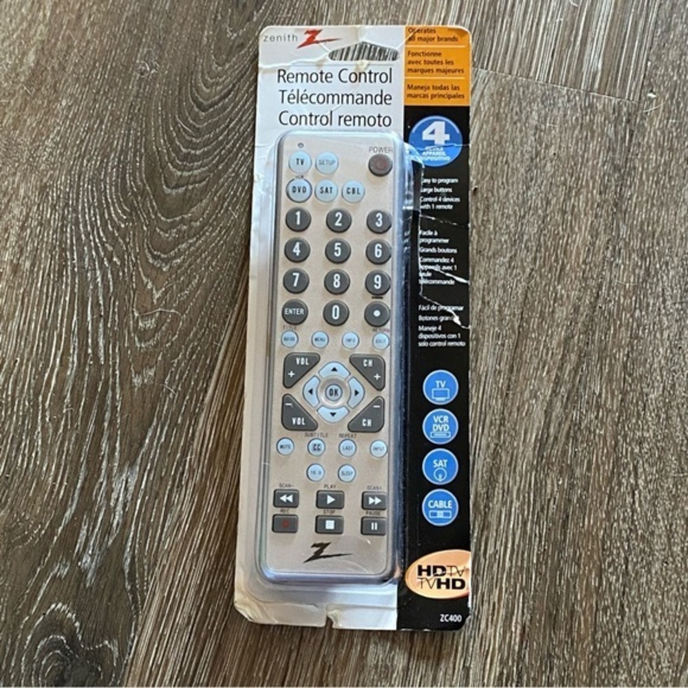 Zenith‎ Remote Control Telecommande Control Remoto Operates Major Brands New